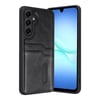 Mey İthalat®  Samsung Galaxy A57 5G Sara Kartvizitli Deri Kılıf - Siyah