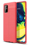 Mey İthalat®  Samsung Galaxy A71 Kılıf Auto Focus Kapak - Kırmızı