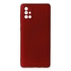 Mey İthalat®  Samsung Galaxy A71 Kılıf First Silikon - Bordo