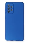 Mey İthalat®  Samsung Galaxy A72 Kılıf First Silikon - Mavi