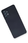 Mey İthalat®  Samsung Galaxy A72 Kılıf Nano içi Kadife Silikon - Lacivert