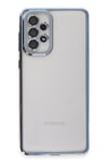 Mey İthalat®  Samsung Galaxy A73 5G Kılıf  Lensli Silikon - Açık Mavi