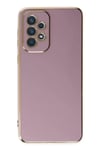 Mey İthalat®  Samsung Galaxy A73 5G Kılıf Volet Silikon - Mor