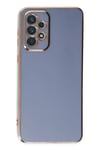 Mey İthalat®  Samsung Galaxy A73 5G Kılıf Volet Silikon - Mavi
