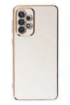 Mey İthalat®  Samsung Galaxy A73 5G Kılıf Volet Silikon - Beyaz