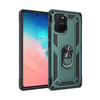 Mey İthalat®  Samsung Galaxy A91 / S10 Lite Kılıf Sofya Yüzüklü Silikon Kapak - Yeşil