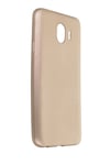 Mey İthalat®  Samsung Galaxy J4 Kılıf First Silikon - Gold