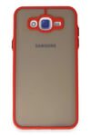 Mey İthalat®  Samsung Galaxy J7 Kılıf Montreal Silikon Kapak - Kırmızı