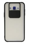 Mey İthalat®  Samsung Galaxy J7 Kılıf Palm Buzlu Kamera Sürgülü Silikon - Siyah