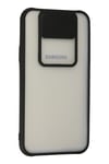 Mey İthalat®  Samsung Galaxy J7 Kılıf Palm Buzlu Kamera Sürgülü Silikon - Siyah