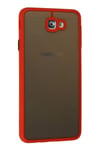 Mey İthalat®  Samsung Galaxy J7 Prime Kılıf Montreal Silikon Kapak - Kırmızı