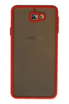 Mey İthalat®  Samsung Galaxy J7 Prime Kılıf Montreal Silikon Kapak - Kırmızı