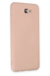Mey İthalat®  Samsung Galaxy J7 Prime Kılıf Nano içi Kadife Silikon - Pudra