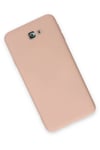Mey İthalat®  Samsung Galaxy J7 Prime Kılıf Nano içi Kadife Silikon - Pudra