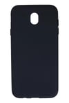 Mey İthalat®  Samsung Galaxy J7 Pro / J730 Kılıf Nano içi Kadife Silikon - Lacivert