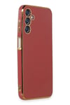Mey İthalat®  Samsung Galaxy M14 5G Kılıf Volet Silikon - Kırmızı