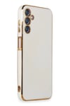 Mey İthalat®  Samsung Galaxy M14 5G Kılıf Volet Silikon - Beyaz