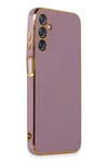Mey İthalat®  Samsung Galaxy M14 5G Kılıf Volet Silikon - Mor