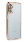 Mey İthalat®  Samsung Galaxy M23 Kılıf  Lensli Silikon - Gold