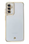 Mey İthalat®  Samsung Galaxy M23 Kılıf Liva Lens Silikon - Beyaz