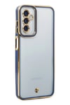 Mey İthalat®  Samsung Galaxy M23 Kılıf Liva Lens Silikon - Mavi