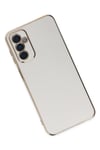 Mey İthalat®  Samsung Galaxy M23 Kılıf Volet Silikon - Beyaz