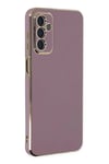 Mey İthalat®  Samsung Galaxy M23 Kılıf Volet Silikon - Mor