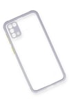 Mey İthalat®  Samsung Galaxy M31 Kılıf Miami Şeffaf Silikon - Lila