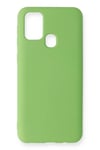 Mey İthalat®  Samsung Galaxy M31 Kılıf Nano içi Kadife Silikon - Yeşil