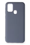 Mey İthalat®  Samsung Galaxy M31 Kılıf Nano içi Kadife Silikon - Gri