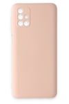 Mey İthalat®  Samsung Galaxy M31S Kılıf Nano içi Kadife Silikon - Pudra