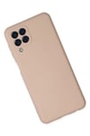 Mey İthalat®  Samsung Galaxy M33 Kılıf Nano içi Kadife Silikon - Pudra