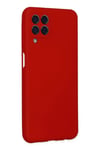 Mey İthalat®  Samsung Galaxy M33 Kılıf Nano içi Kadife Silikon - Kırmızı