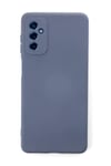 Mey İthalat®  Samsung Galaxy M52 5G Kılıf Nano içi Kadife Silikon - Gri