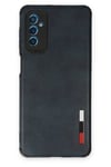 Mey İthalat®  Samsung Galaxy M52 5G Kılıf Loop Deri Silikon - Lacivert