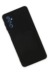 Mey İthalat®  Samsung Galaxy M52 5G Kılıf Kelvin Kartvizitli Silikon - Siyah