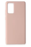 Mey İthalat®  Samsung Galaxy Note 20 Kılıf Nano içi Kadife Silikon - Pudra