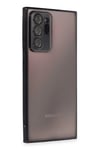 Mey İthalat®  Samsung Galaxy Note 20 Ultra Kılıf  Lensli Silikon - Siyah