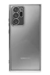 Mey İthalat®  Samsung Galaxy Note 20 Ultra Kılıf  Lensli Silikon - Gümüş