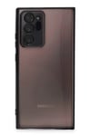 Mey İthalat®  Samsung Galaxy Note 20 Ultra Kılıf  Lensli Silikon - Siyah