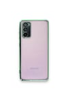 Mey İthalat®  Samsung Galaxy S20 FE Kılıf  Lensli Silikon - Yeşil