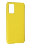 Mey İthalat®  Samsung Galaxy S20 Plus Kılıf Nano içi Kadife Silikon - Sarı