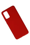 Mey İthalat®  Samsung Galaxy S20 Plus Kılıf Nano içi Kadife Silikon - Kırmızı
