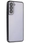 Mey İthalat®  Samsung Galaxy S21 FE Kılıf  Lensli Silikon - Siyah