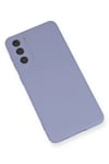 Mey İthalat®  Samsung Galaxy S21 Kılıf Nano içi Kadife Silikon - Lila
