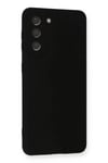 Mey İthalat®  Samsung Galaxy S21 Kılıf Nano içi Kadife Silikon - Siyah