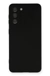 Mey İthalat®  Samsung Galaxy S21 Kılıf Nano içi Kadife Silikon - Siyah