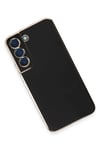 Mey İthalat®  Samsung Galaxy S21 Kılıf Volet Silikon - Siyah