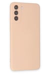 Mey İthalat®  Samsung Galaxy S21 Plus Kılıf Nano içi Kadife Silikon - Pudra