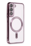 Mey İthalat®  Samsung Galaxy S22 Kılıf Kross Magneticsafe Kapak - Mor
